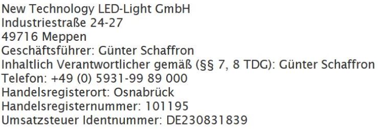 Impressum led-gu10.de.ntligm.de