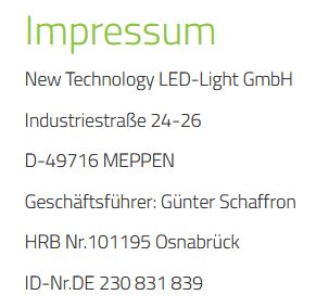 Impressum led-gu10.de.ntligm.de